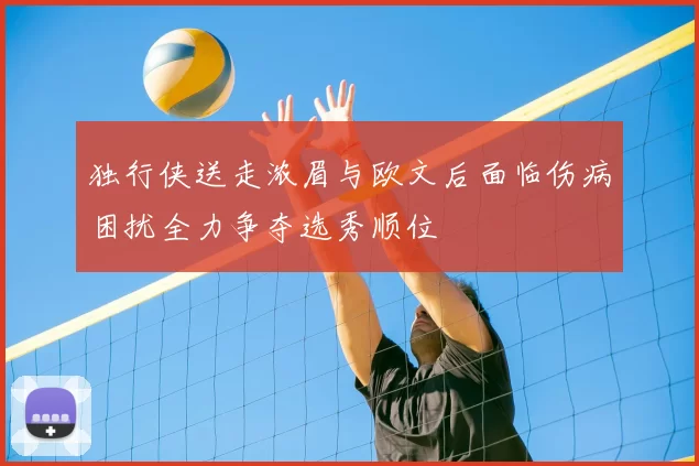 独行侠送走浓眉与欧文后面临伤病困扰全力争夺选秀顺位