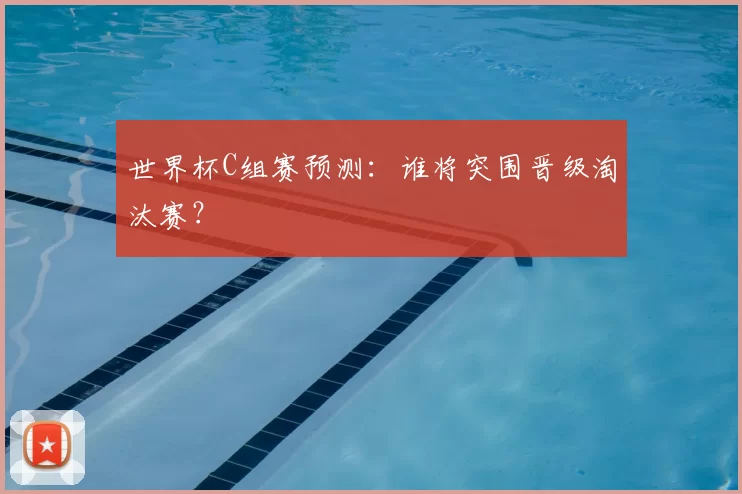 世界杯C组赛预测:谁将突围晋级淘汰赛?
