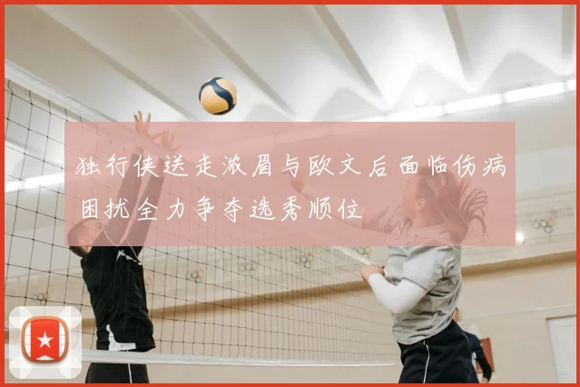 独行侠送走浓眉与欧文后面临伤病困扰全力争夺选秀顺位