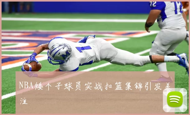 NBA矮个子球员实战扣篮集锦引发关注