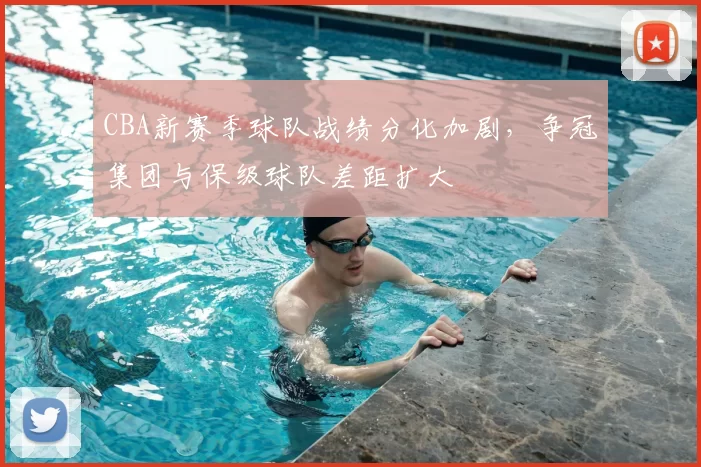 CBA新赛季球队战绩分化加剧，争冠集团与保级球队差距扩大